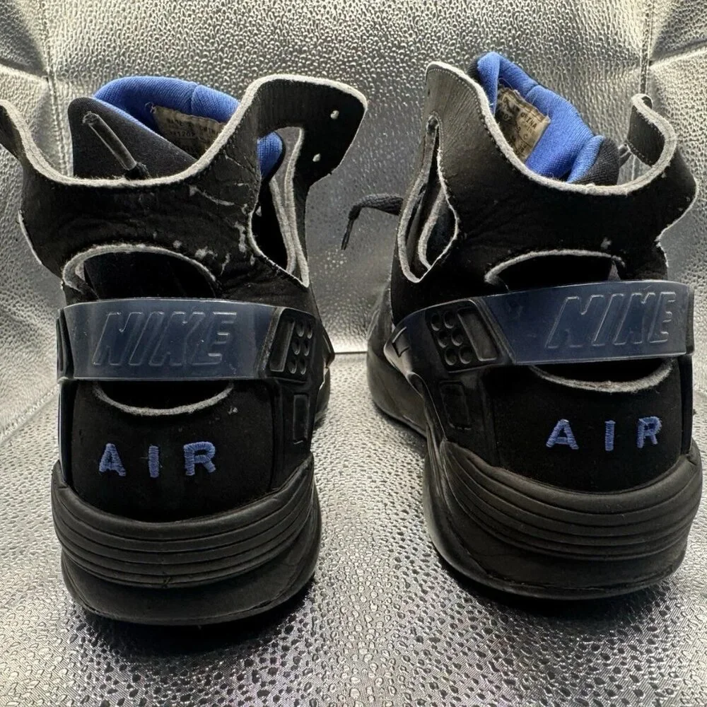 RARE 🚀 Size 10 - Vintage 2003 Nike Air‎ Huarache Black/Blue Colorway 305439-041